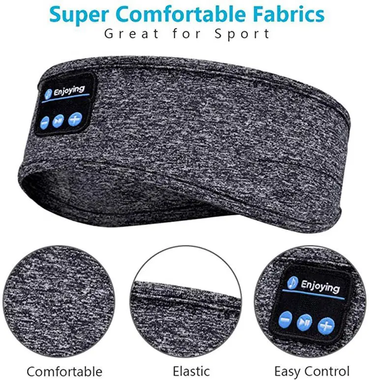Wireless Bluetooth Sleep Headband with Eye Mask - Image 2