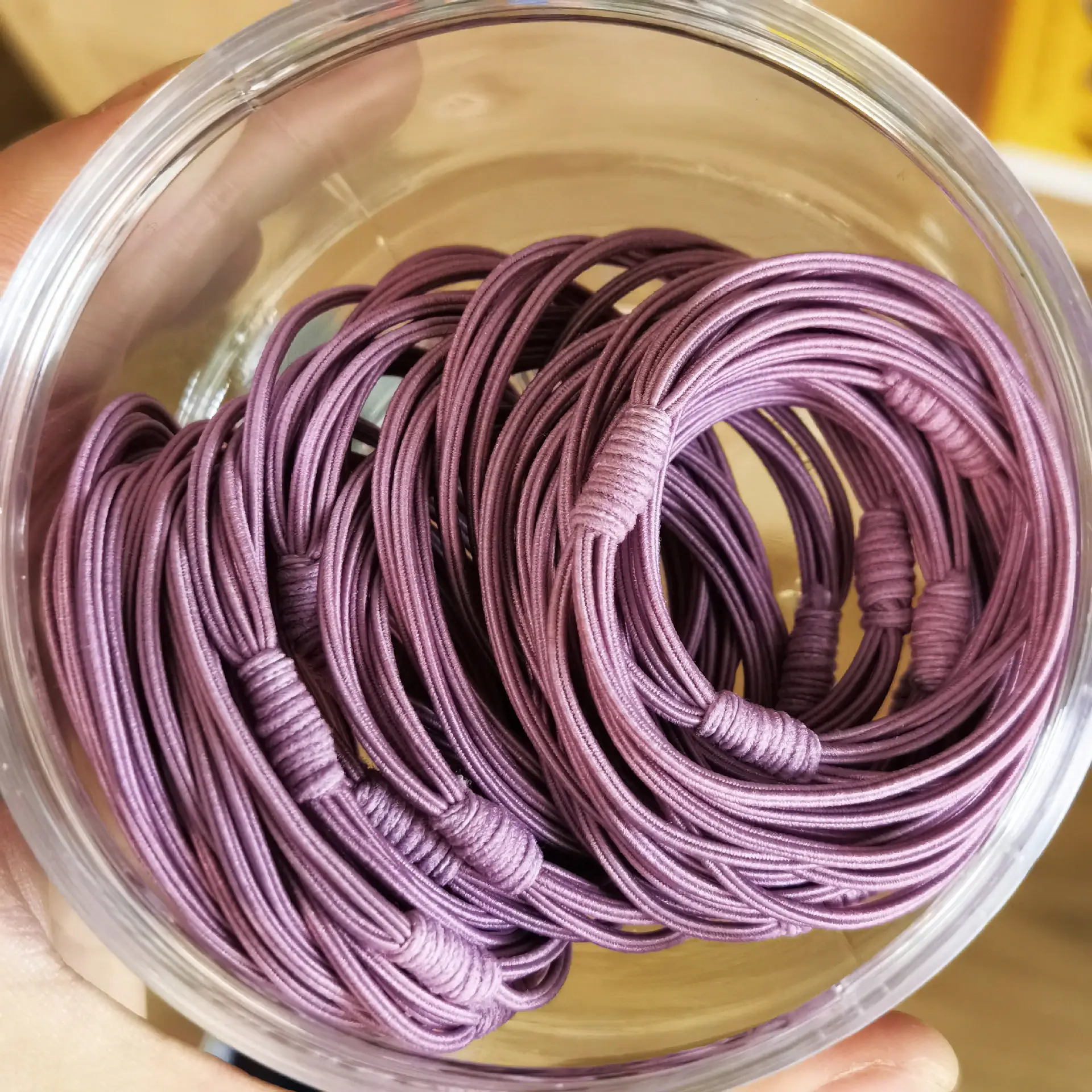 20 Pcs Canned Rubber Bands for Girls Hair Ties