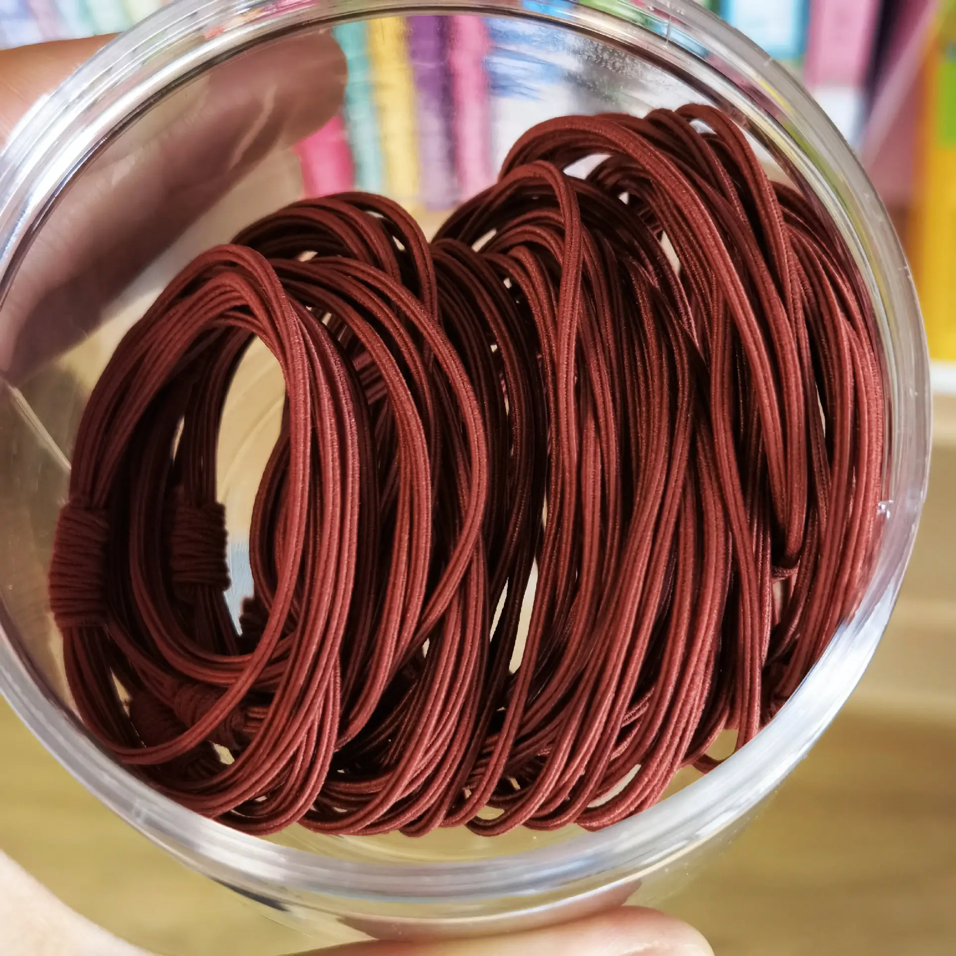 20 Pcs Canned Rubber Bands for Girls Hair Ties