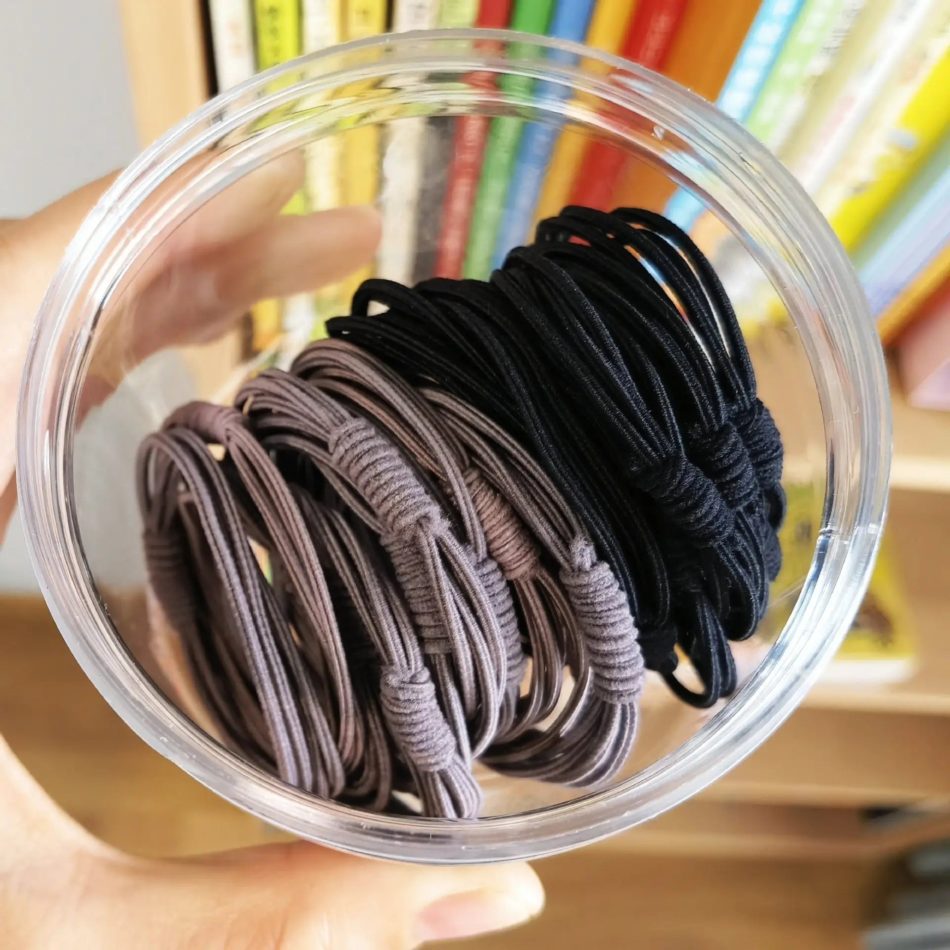 20 Pcs Canned Rubber Bands for Girls Hair Ties