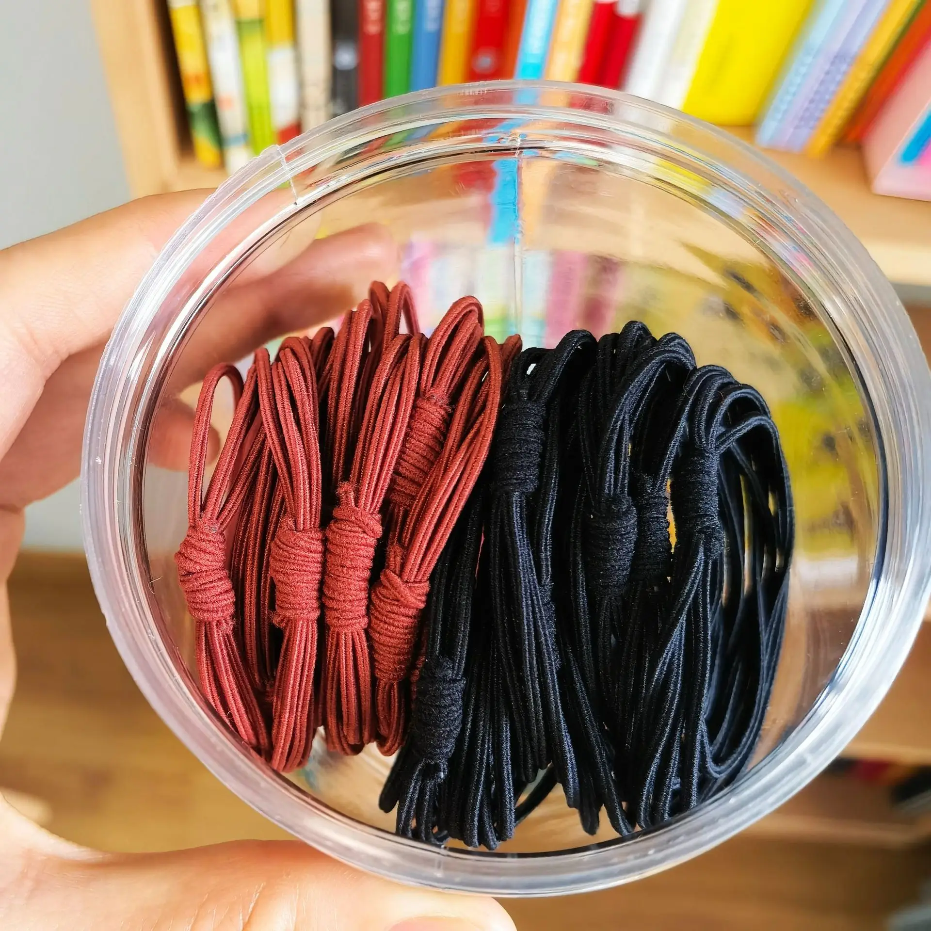 20 Pcs Canned Rubber Bands for Girls Hair Ties
