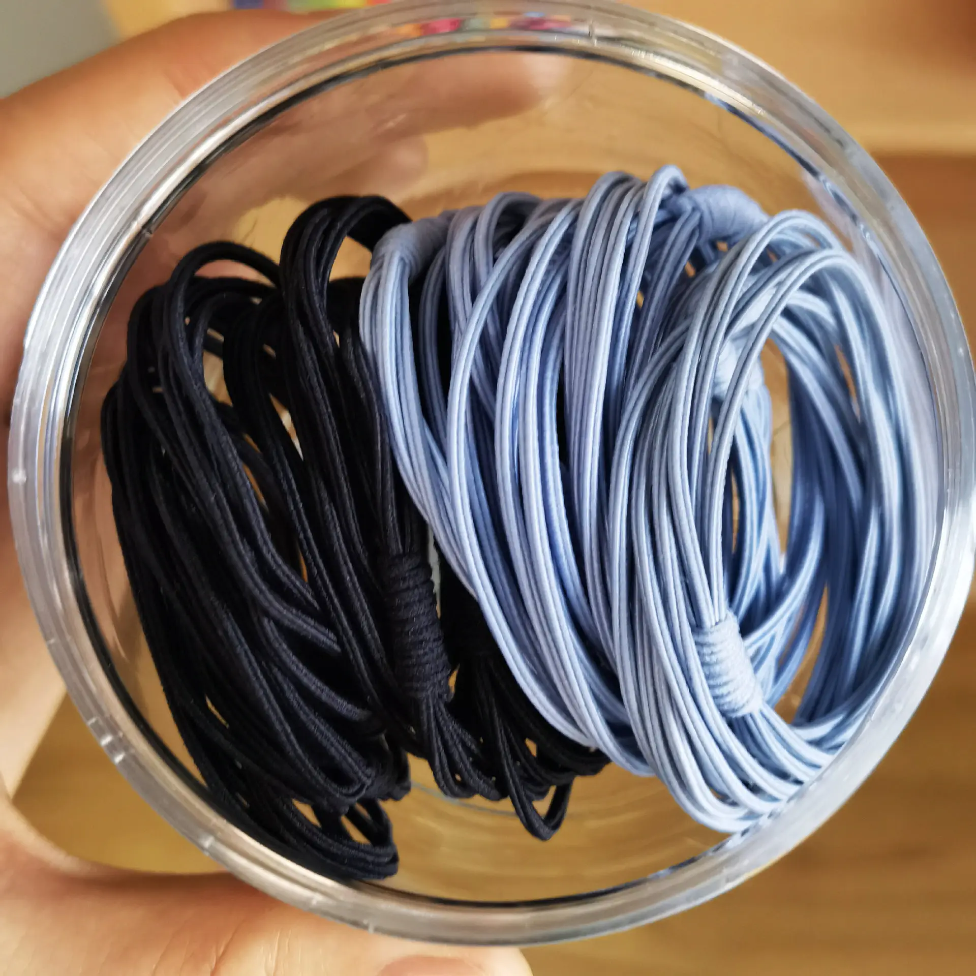 20 Pcs Canned Rubber Bands for Girls Hair Ties