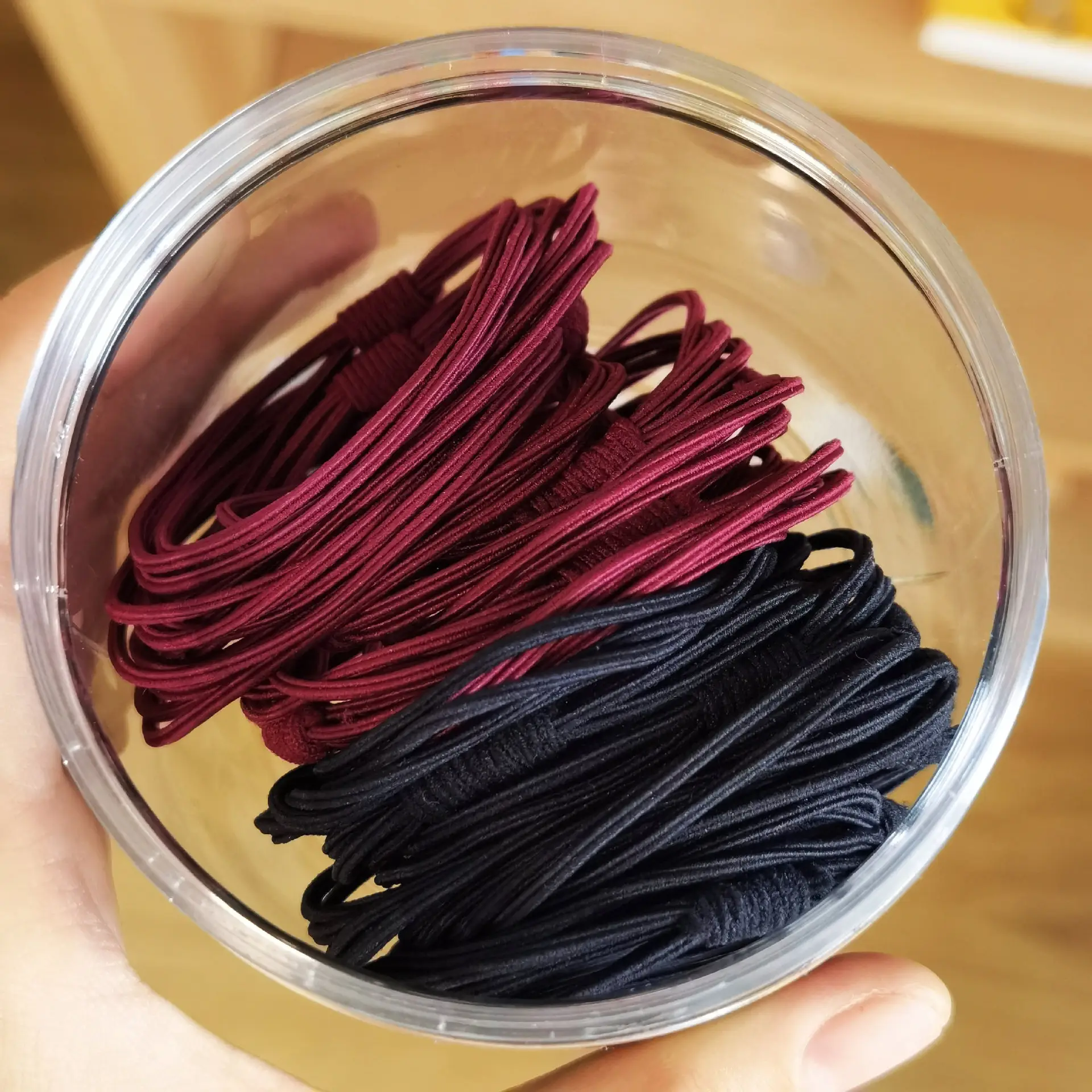 20 Pcs Canned Rubber Bands for Girls Hair Ties
