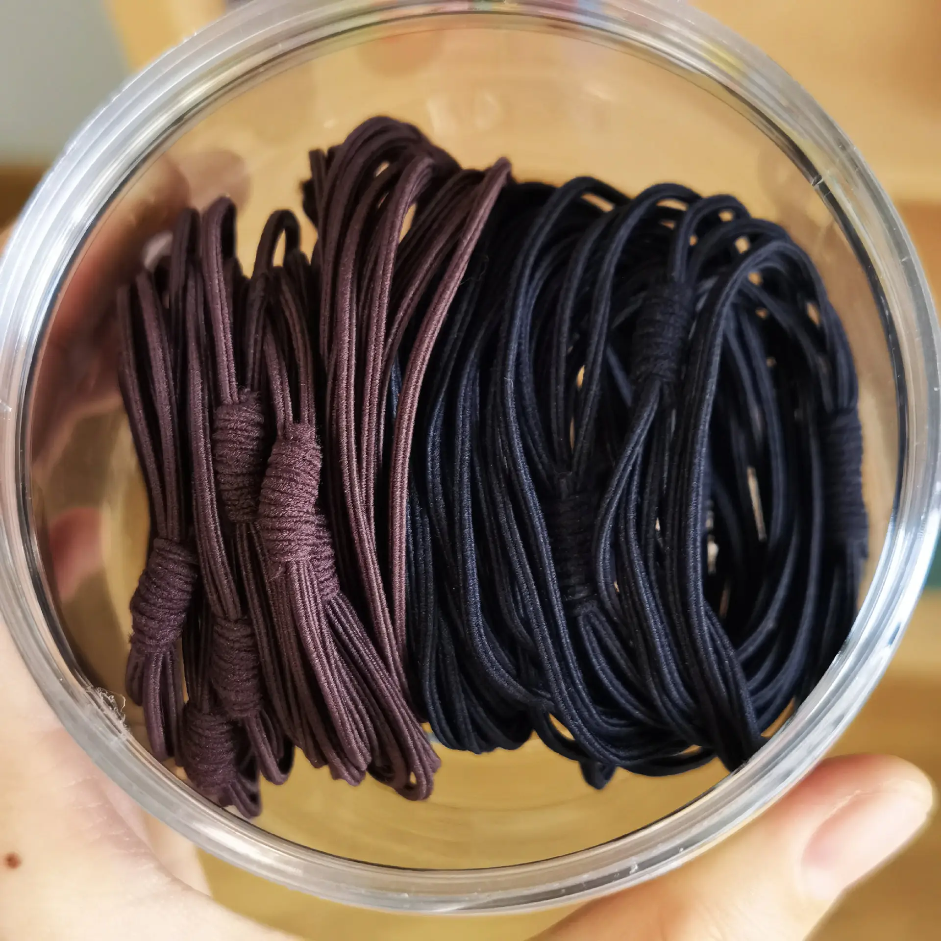 20 Pcs Canned Rubber Bands for Girls Hair Ties