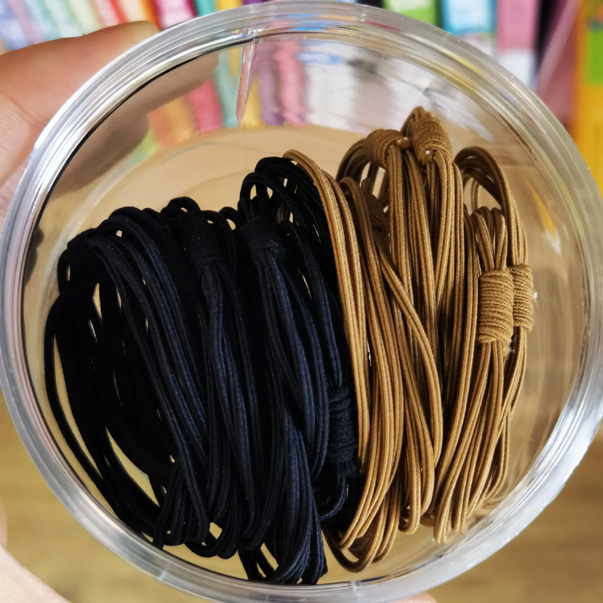 20 Pcs Canned Rubber Bands for Girls Hair Ties