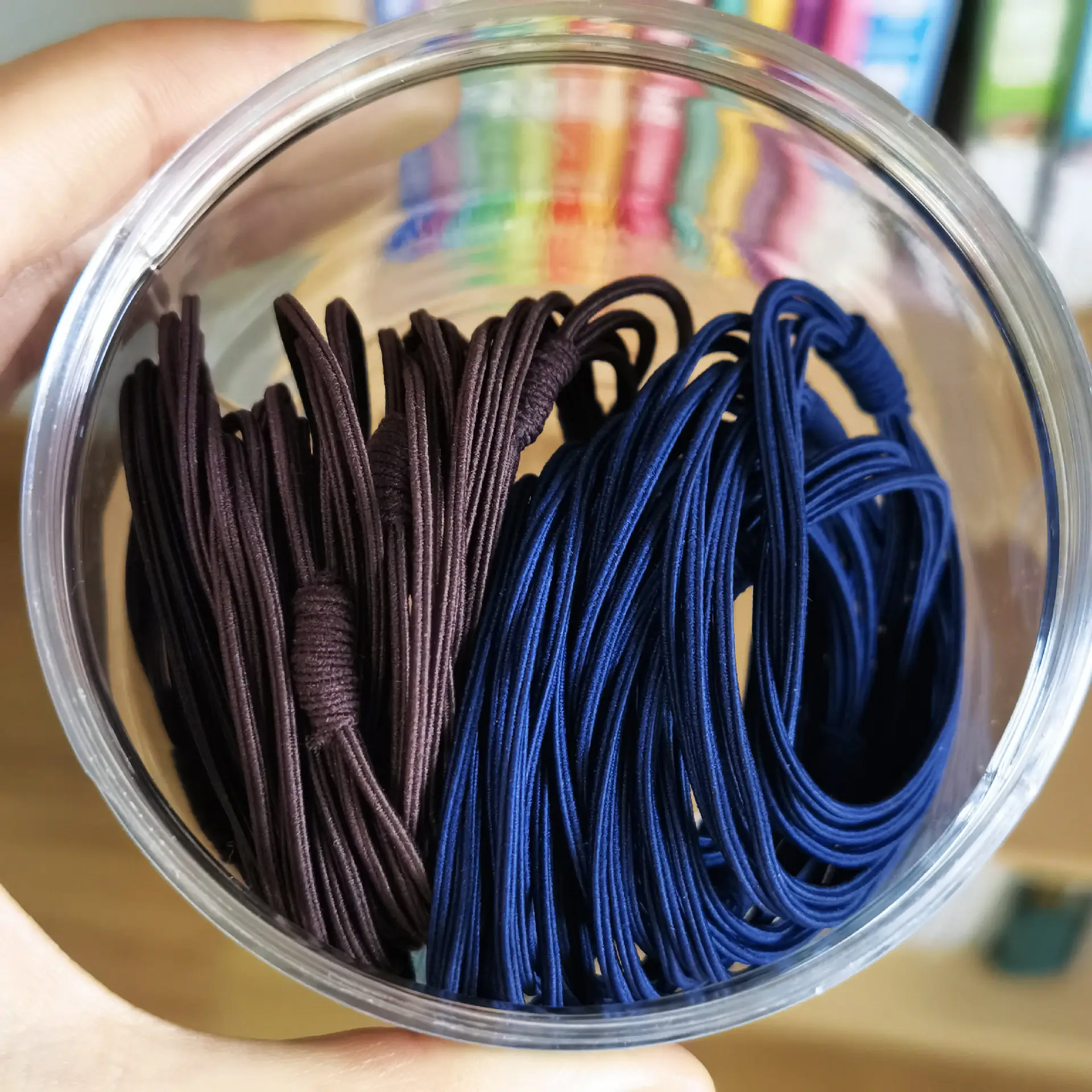 20 Pcs Canned Rubber Bands for Girls Hair Ties