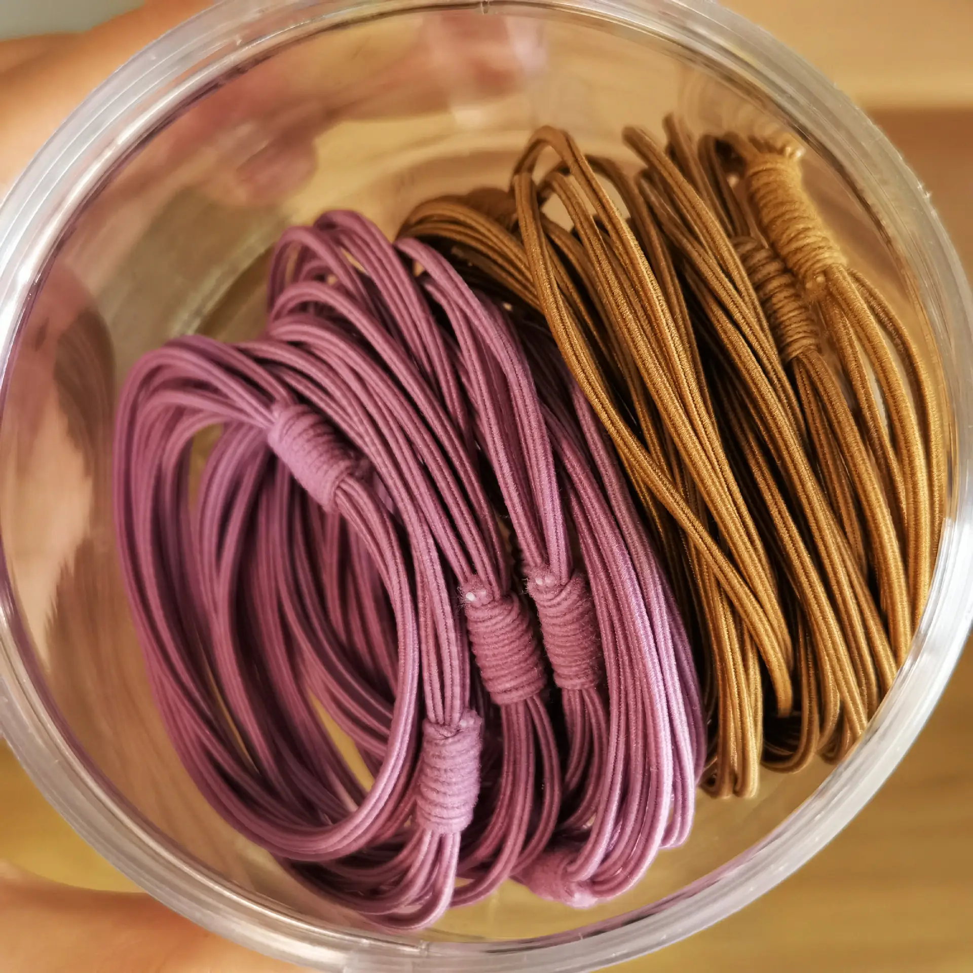 20 Pcs Canned Rubber Bands for Girls Hair Ties