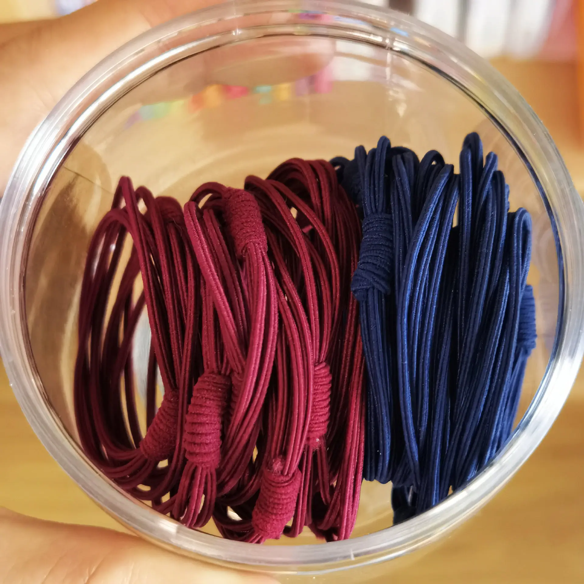 20 Pcs Canned Rubber Bands for Girls Hair Ties