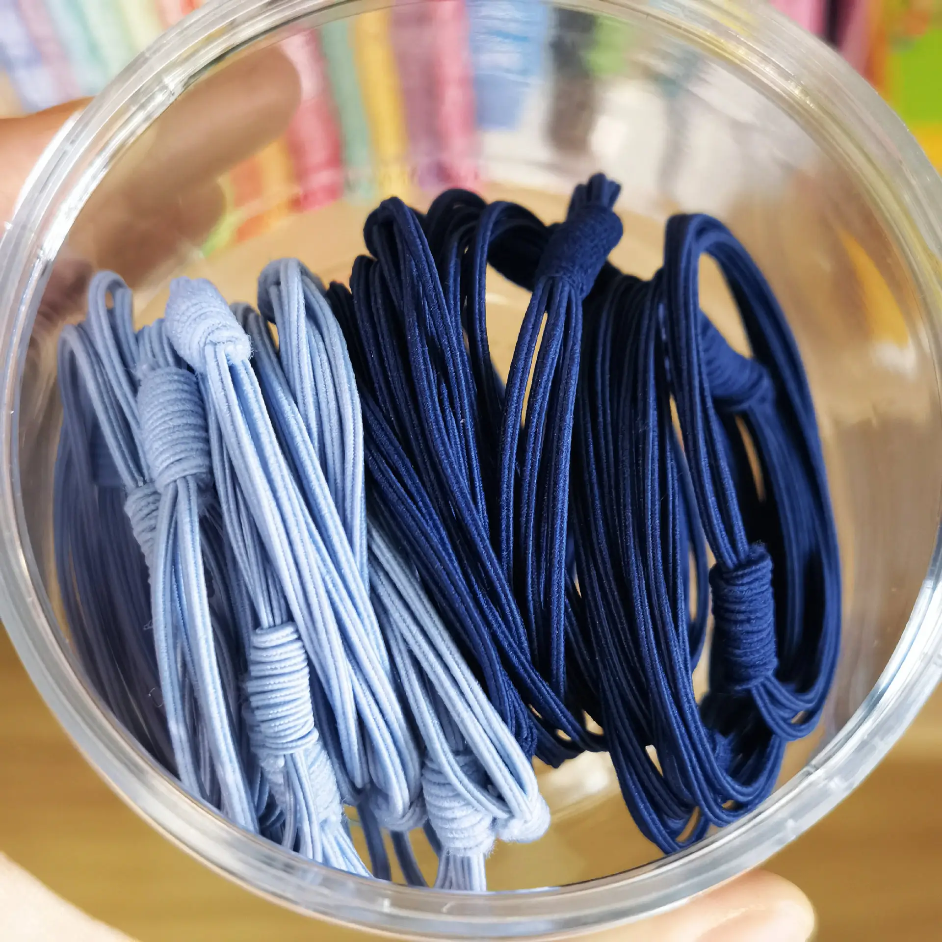 20 Pcs Canned Rubber Bands for Girls Hair Ties