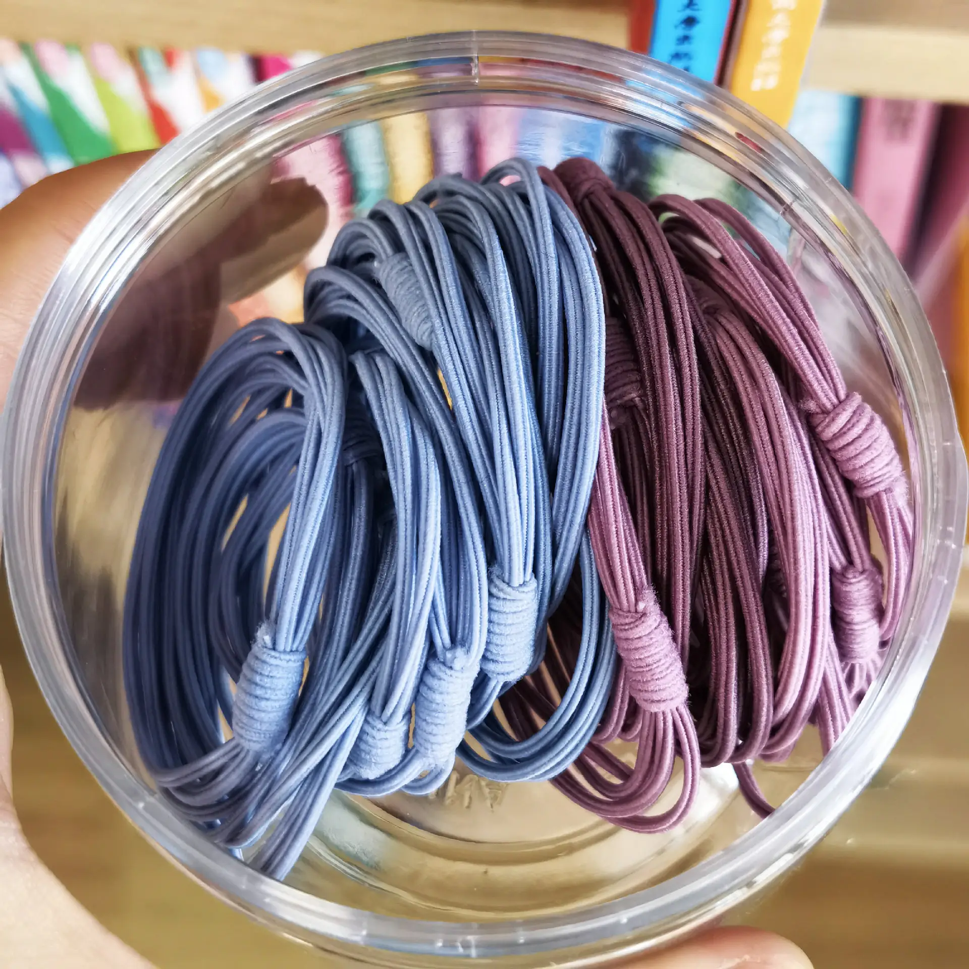 20 Pcs Canned Rubber Bands for Girls Hair Ties
