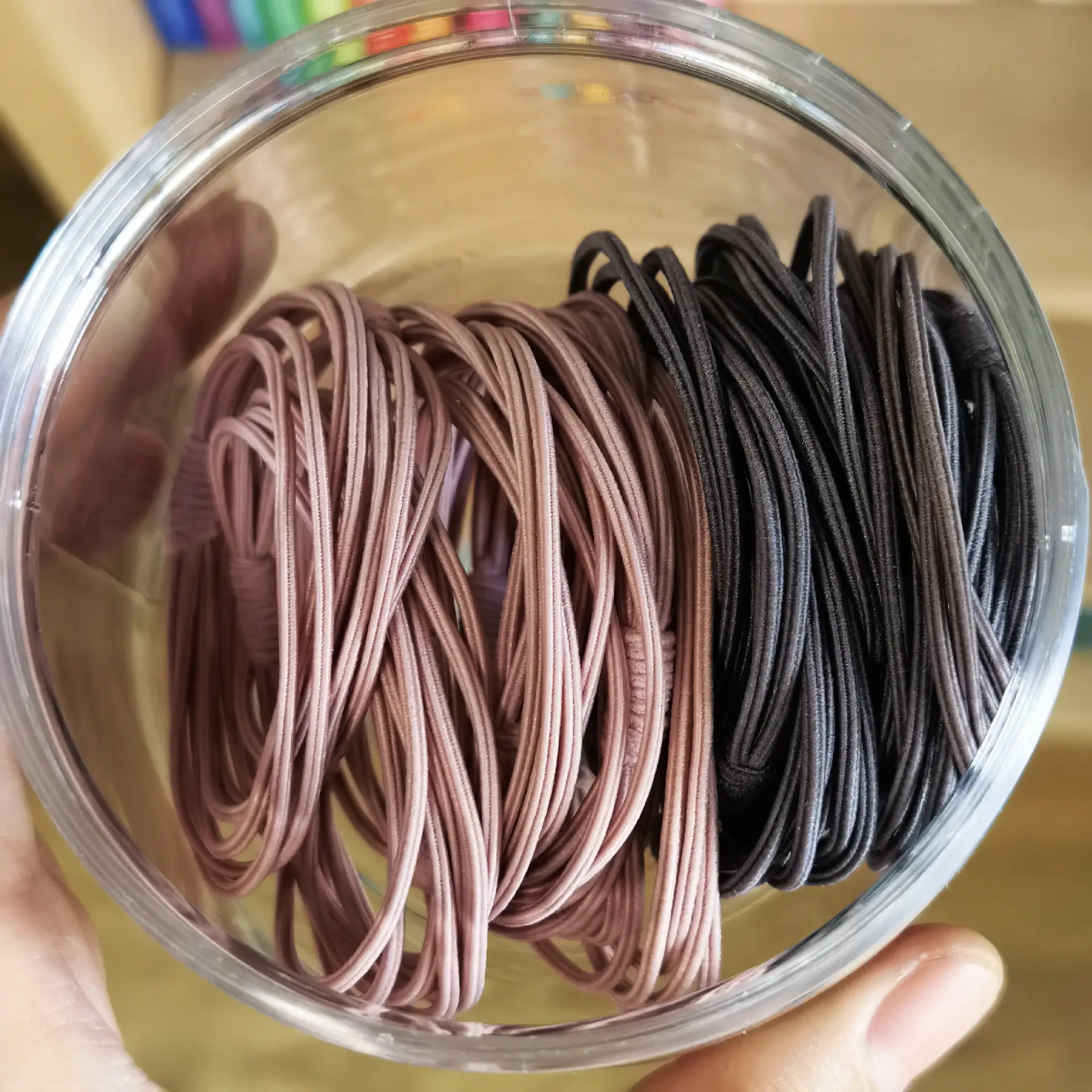 20 Pcs Canned Rubber Bands for Girls Hair Ties