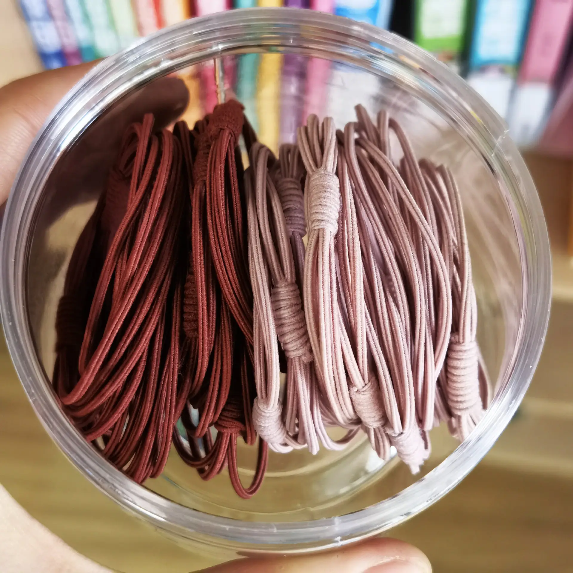 20 Pcs Canned Rubber Bands for Girls Hair Ties
