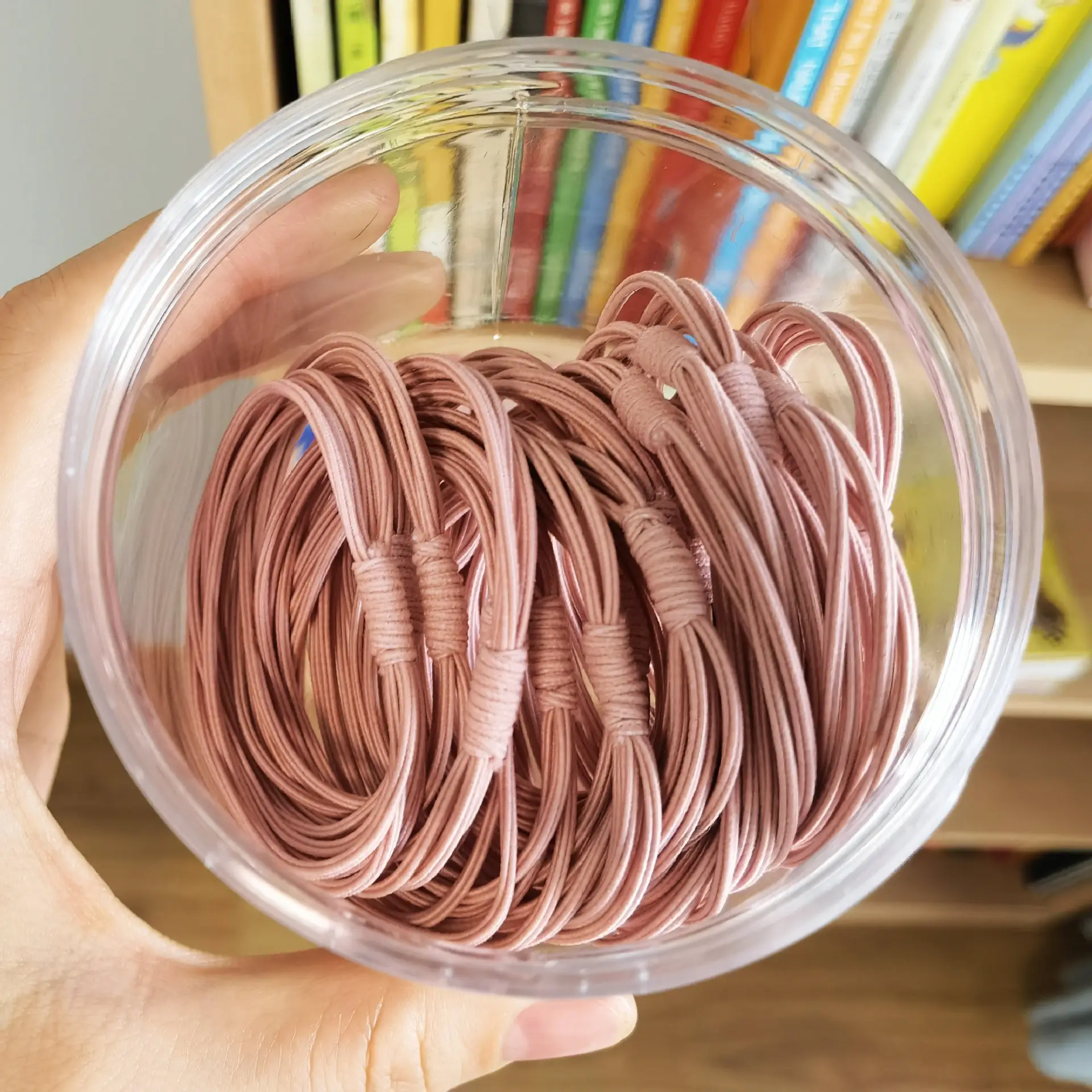 20 Pcs Canned Rubber Bands for Girls Hair Ties