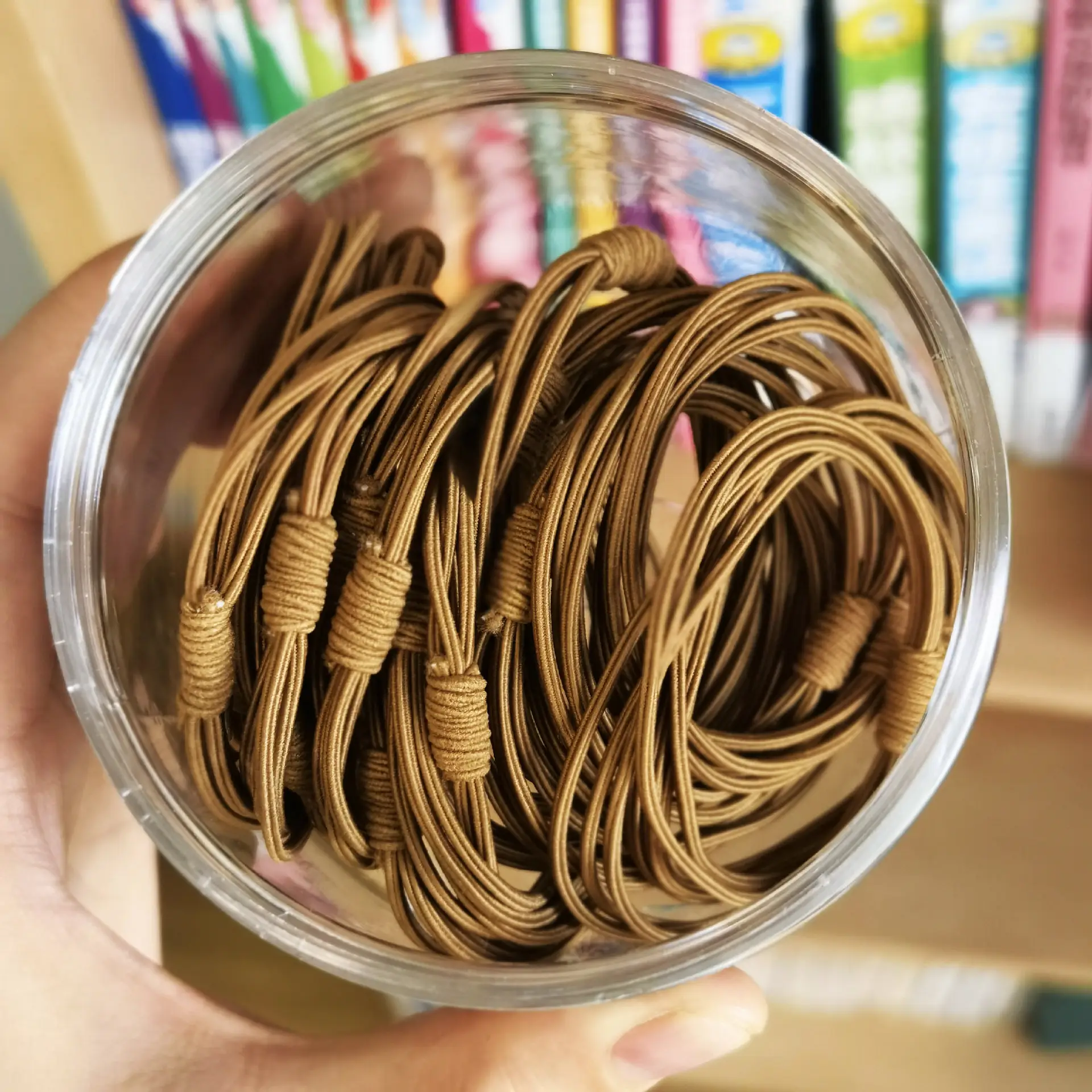 20 Pcs Canned Rubber Bands for Girls Hair Ties