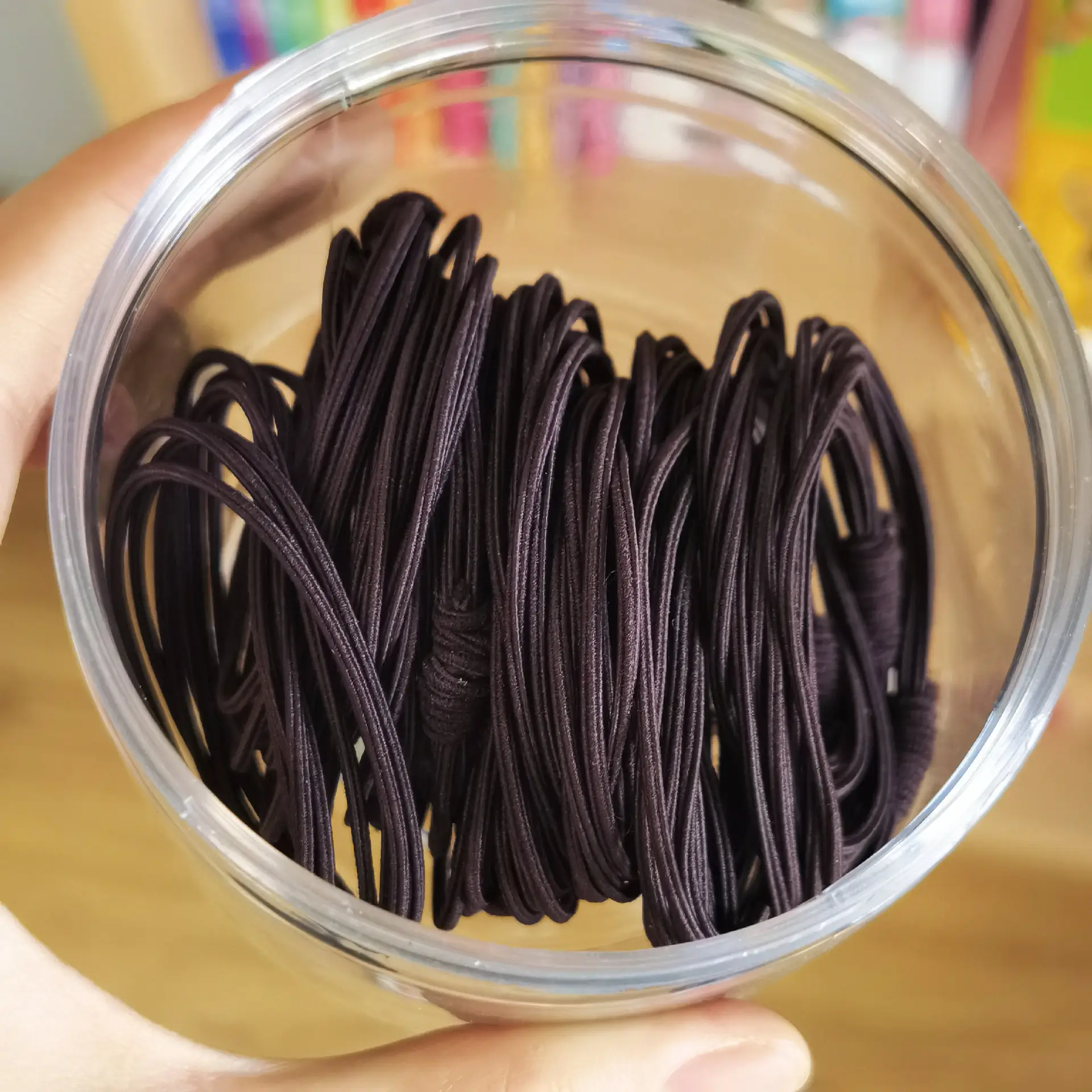 20 Pcs Canned Rubber Bands for Girls Hair Ties