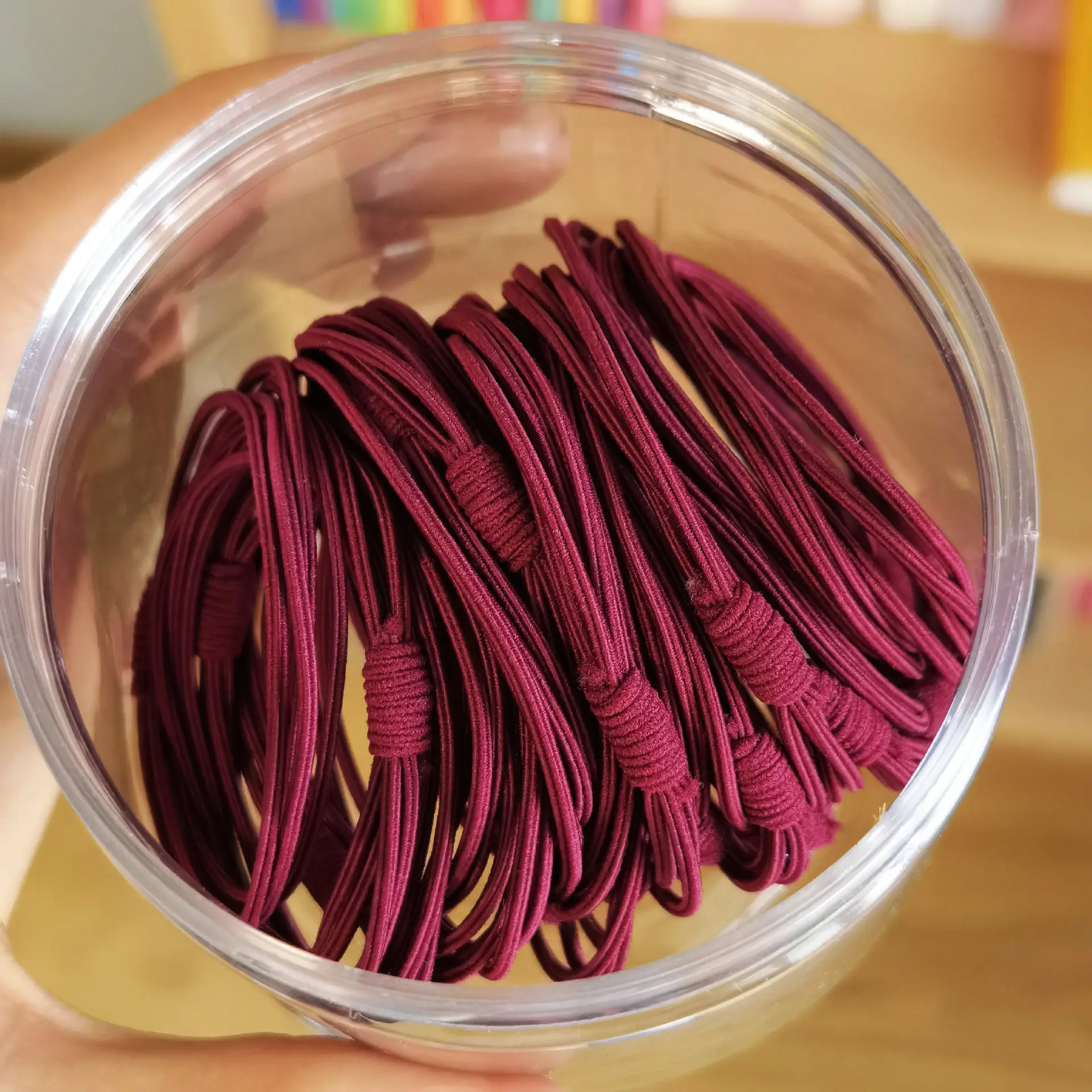 20 Pcs Canned Rubber Bands for Girls Hair Ties