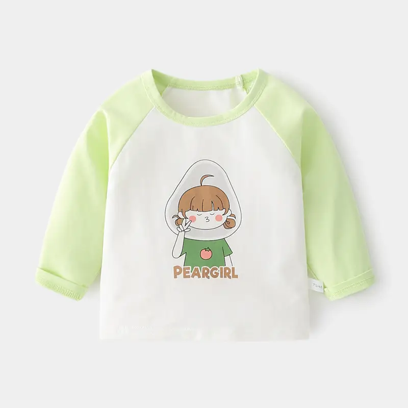 Baby Long Sleeve T-Shirt Yellow White Train Print - Image 12