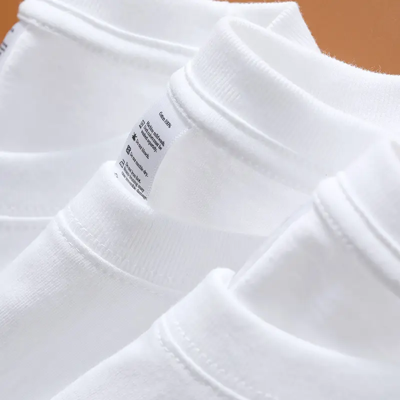 Orange 240g Cotton Crew Neck T-Shirt Unisex - Image 12