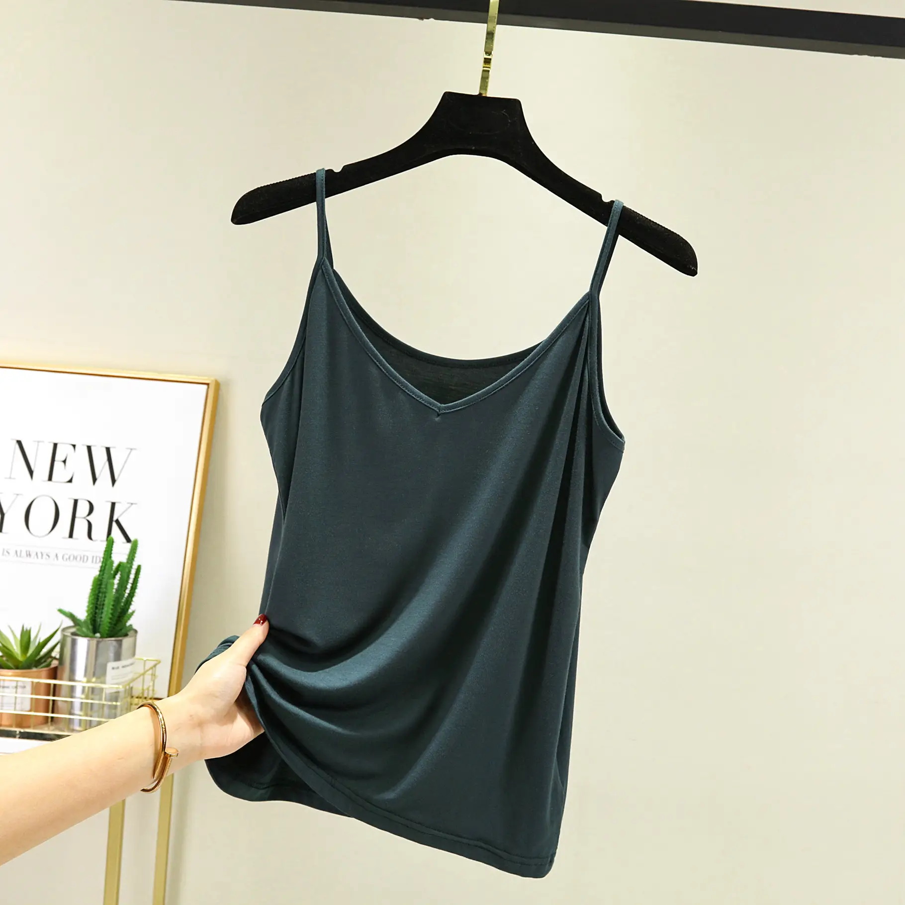 Summer V-Neck Camisole Modal Lightweight Women's - Image 6