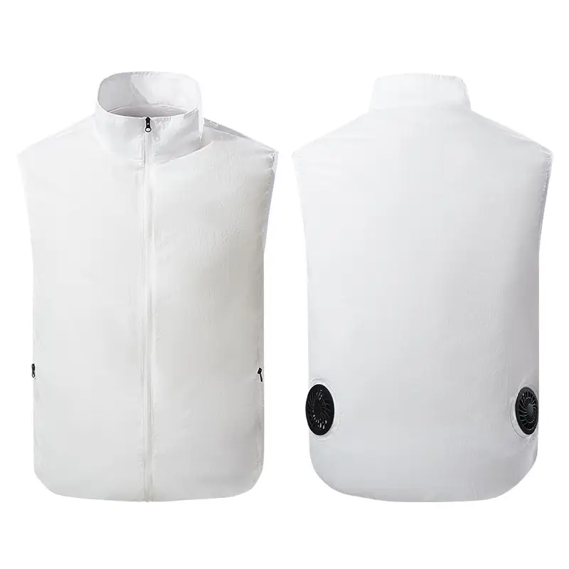 Men's Lightweight Cooling Vest with Fan for Outdoor Use