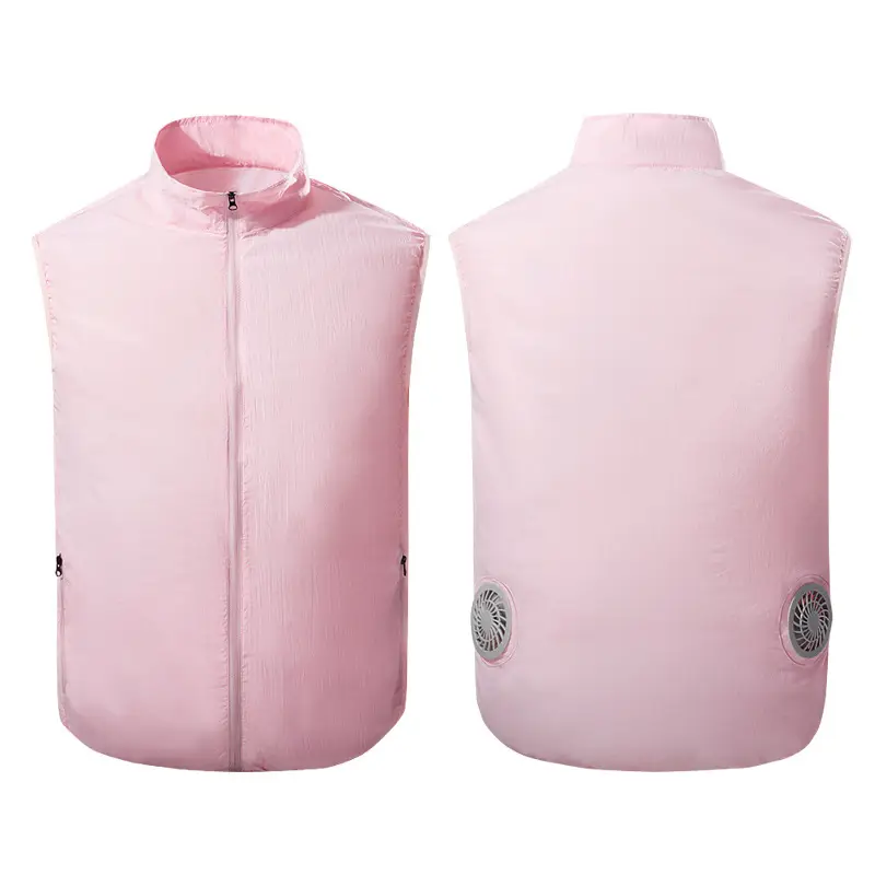 Men's Lightweight Cooling Vest with Fan for Outdoor Use