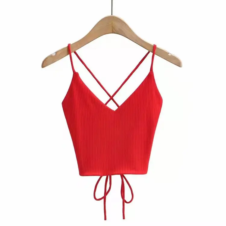 Summer V-Neck High Waist Camisole Set - Image 12