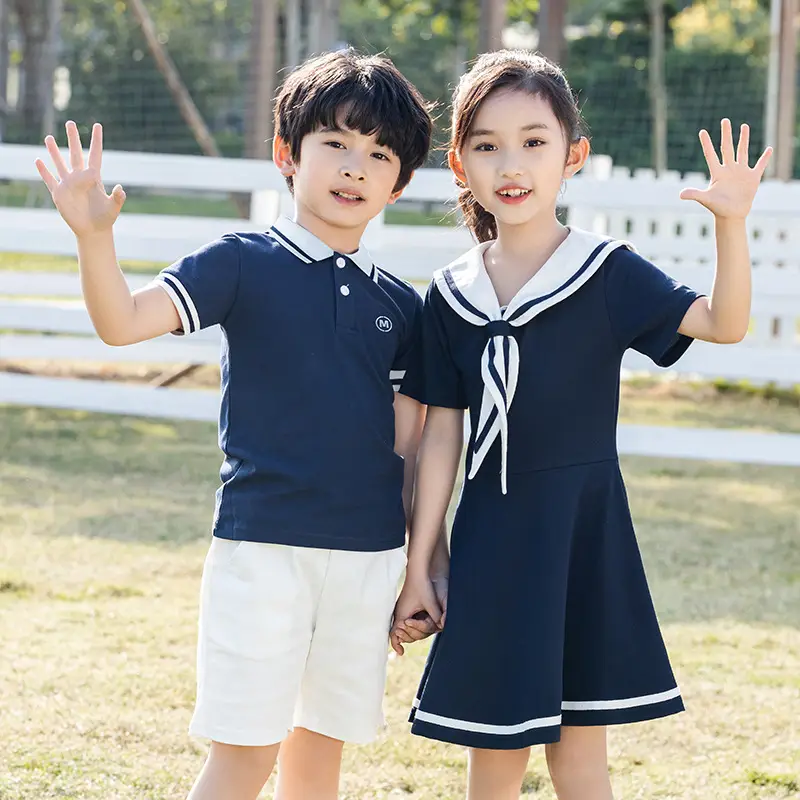 New Mother Daughter Navy Blue Water Polo Dress 2024 - Image 6
