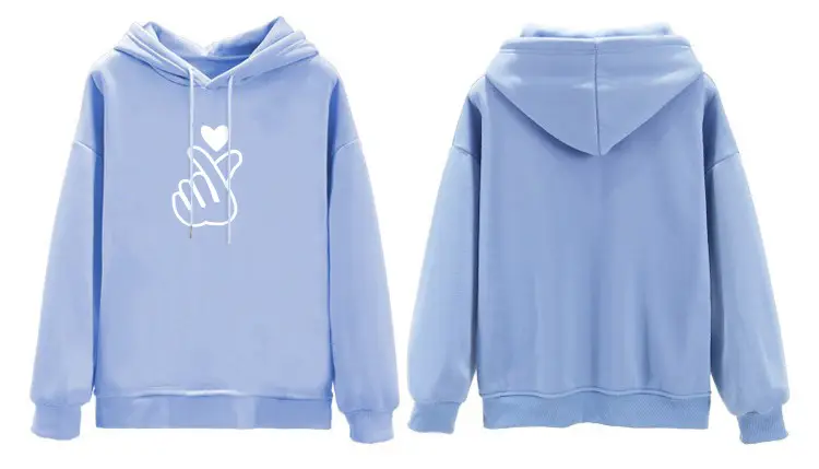 Green Hooded Sweatshirt for Girls Velvet Loose 2025 — feature 9