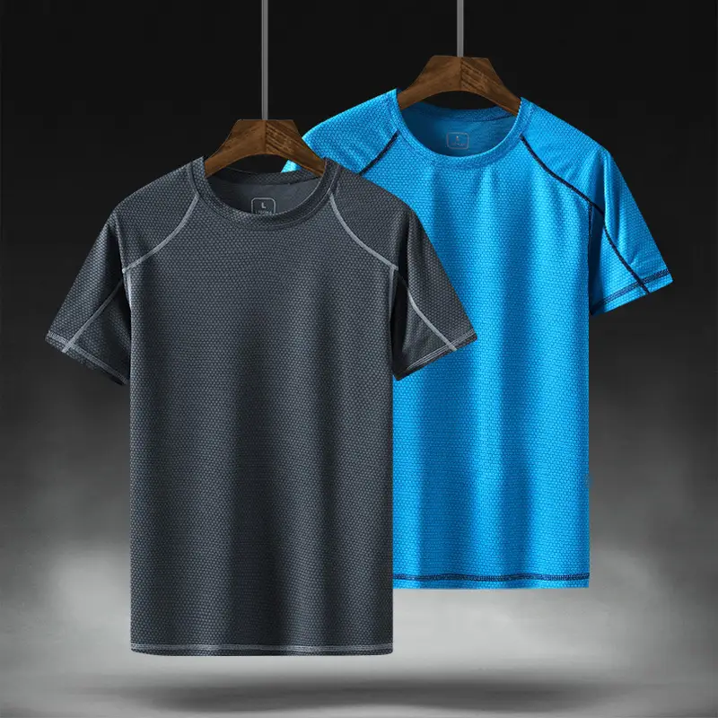 Men's Lime Green Quick-Drying Sports T-Shirt - Image 14