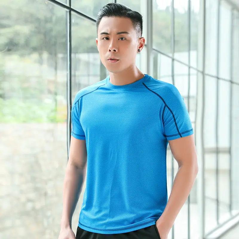 Men's Lime Green Quick-Drying Sports T-Shirt - Image 15