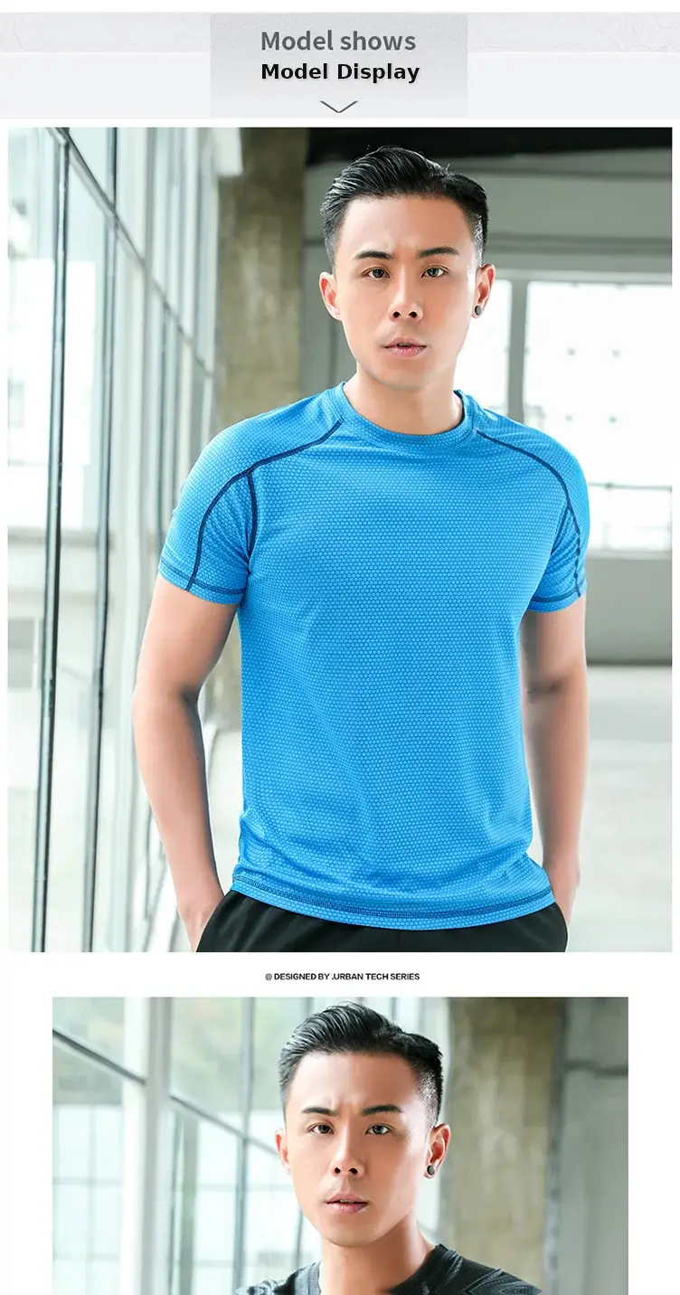 Men's Lime Green Quick-Drying Sports T-Shirt — feature 7