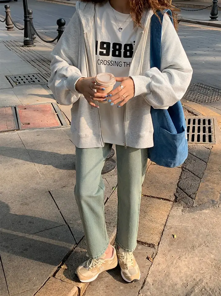 Women 2988 Print Round Neck T-Shirt White Summer Loose Fit — feature 30