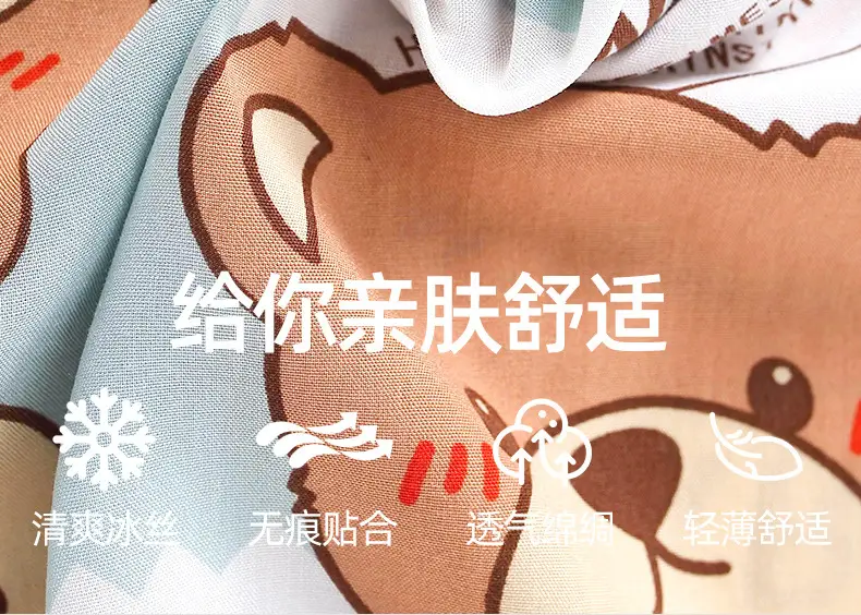 New children's cotton silk pajamas spring and autumn thin girls long sleeve suit little boy baby home clothes a generation of hair — feature 10