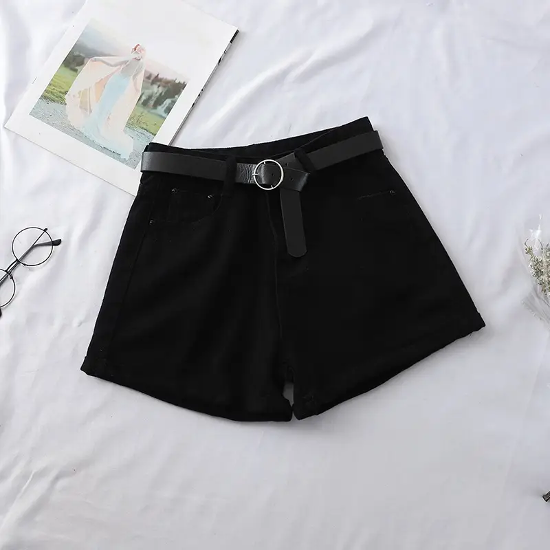 High Waist Denim Shorts Women 2022 Spring - Image 2
