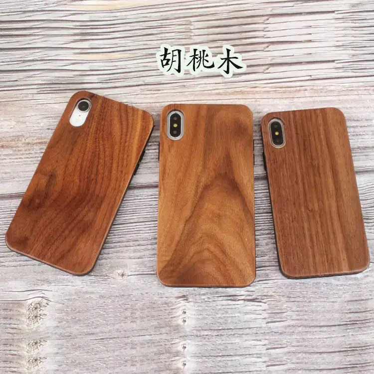 Wooden iPhone Xsmax Protective Case with Bamboo Adhesive Back - Image 7