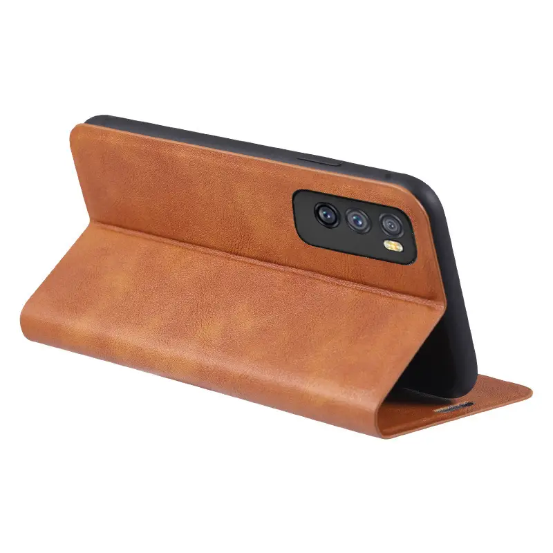 A55 Leather Clamshell Phone Case Blue Protective - Image 8