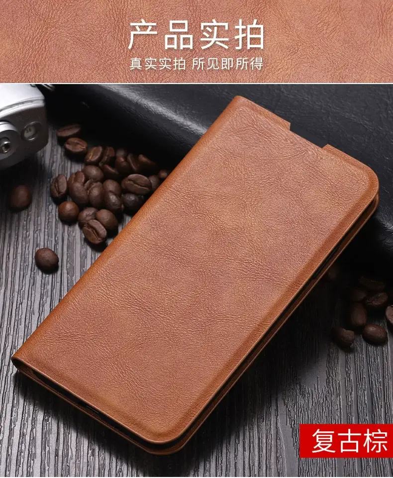 A55 Leather Clamshell Phone Case Blue Protective — feature 12