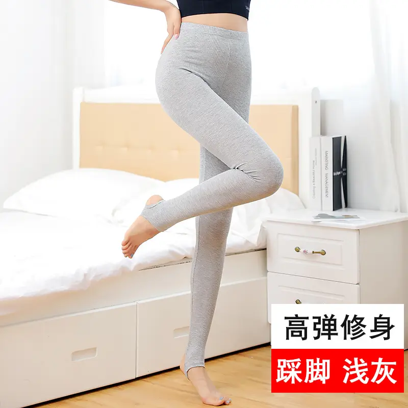 Women's Embroidered Five-Piece Leggings Large Size High Waist - Image 13