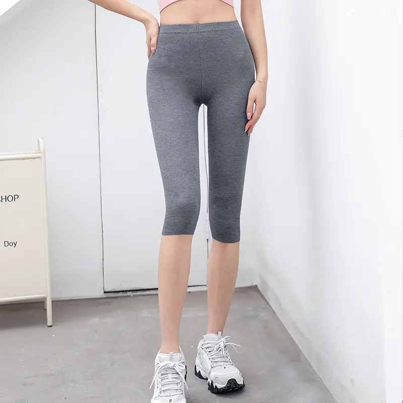 Women's Embroidered Five-Piece Leggings Large Size High Waist - Image 8