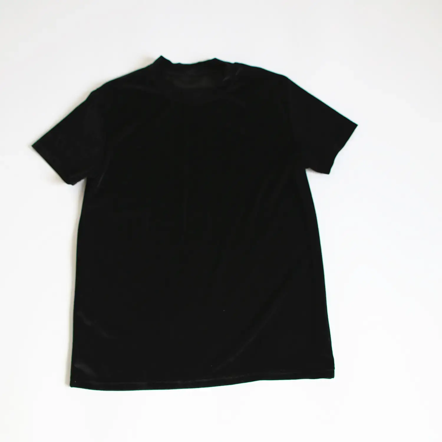 Blue Velvet Crewneck T-Shirt for Men Women Europe America Cross Border - Image 6