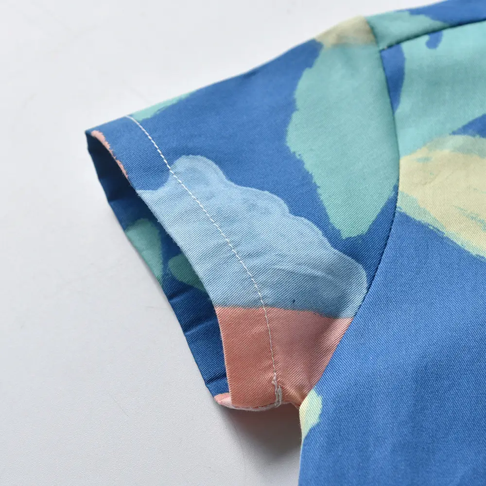 Baby Printed Short Sleeve Shirt with Bow Tie Suit — feature 10