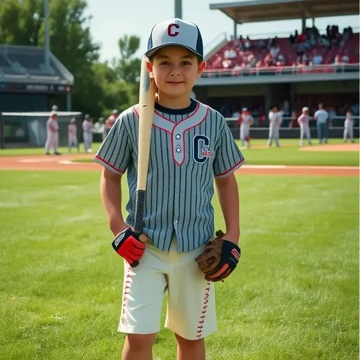 Boys & Girls Cotton Baseball Caddie Suit 90-130 Yards - Image 7