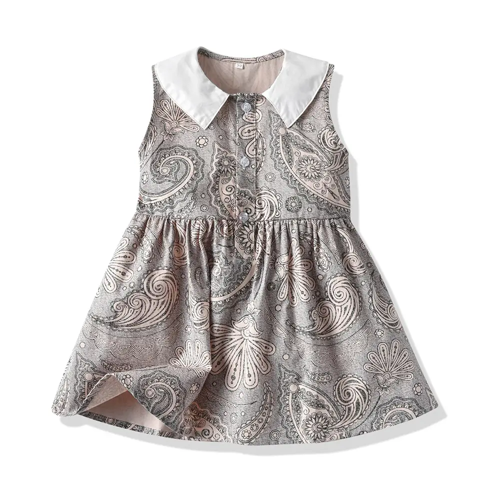 Summer Women's Sleeveless Floral Dress 2025 Korean Style Kids - Image 4