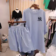 Women's 2022 Summer Korean Style Loose Casual Shorts Set — feature 11
