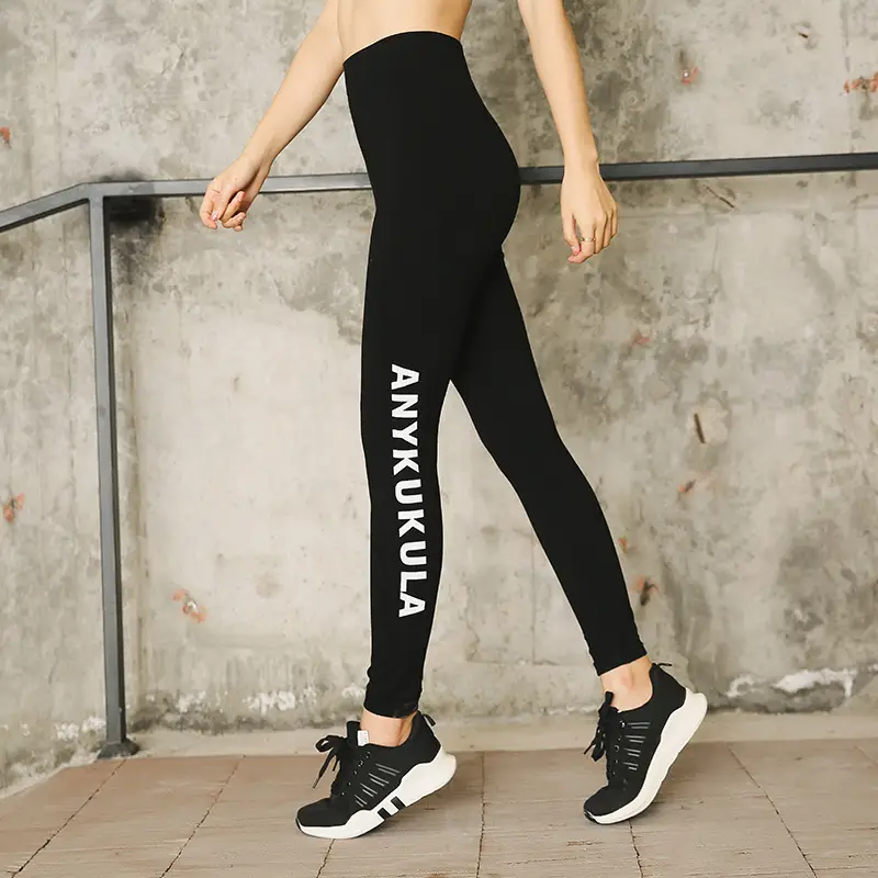 Plus Large Black Cropped Leggings Women's Modal - Image 7