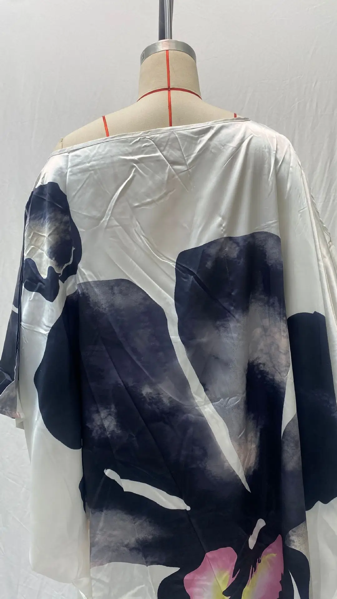 Blue Slanted Shoulder Casual Dress for Women — feature 46