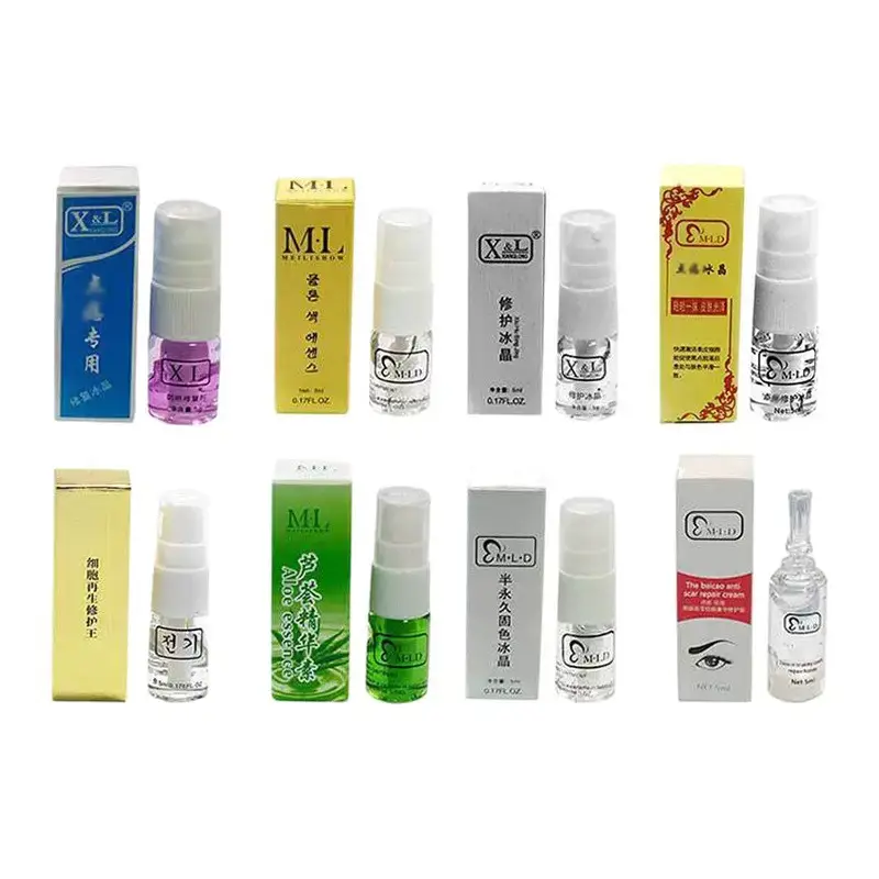 Ice Crystal Aloe Repair Eyebrow & Lock Color Essence 5ml - Image 12