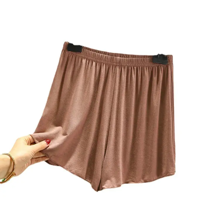White Loose Summer Shorts Women's Home Modal - Image 15