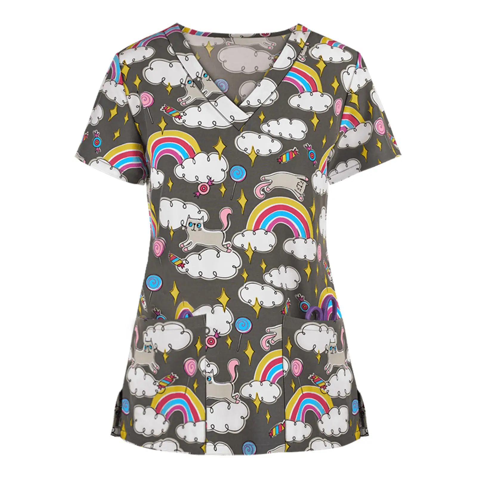 2021 Printed Nurse T-Shirt Women Spring Summer