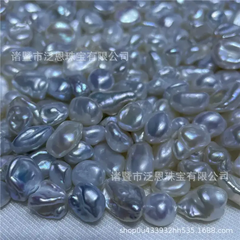 Freshwater Pearl Irregular Broken Silver 4-6mm
